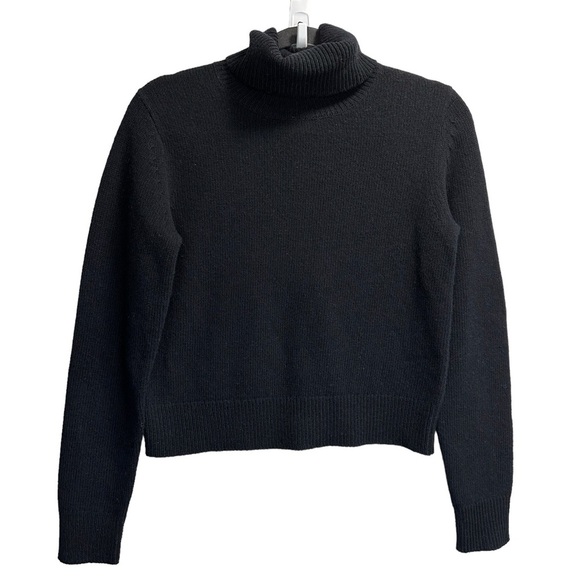 NILI LOTAN Hollyn cropped wool turtleneck sweater - Picture 6 of 10